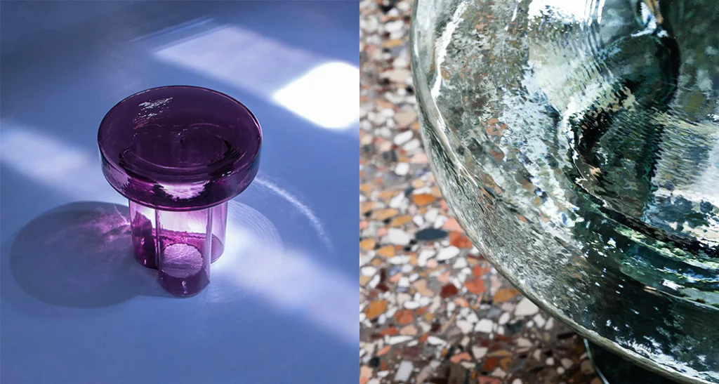Soda coffee table is a contemporary coffee table with glass structure and is suitable for contract and hospitality spaces.