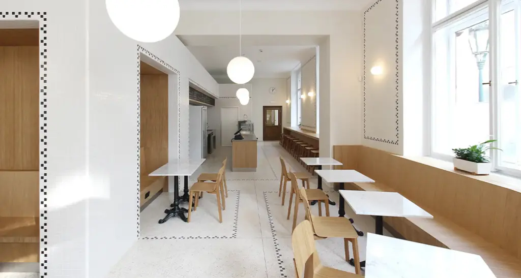 Leaf Chair is a contemporary dining chair with wood and plywood structure is suitable for contract and hospitality spaces.