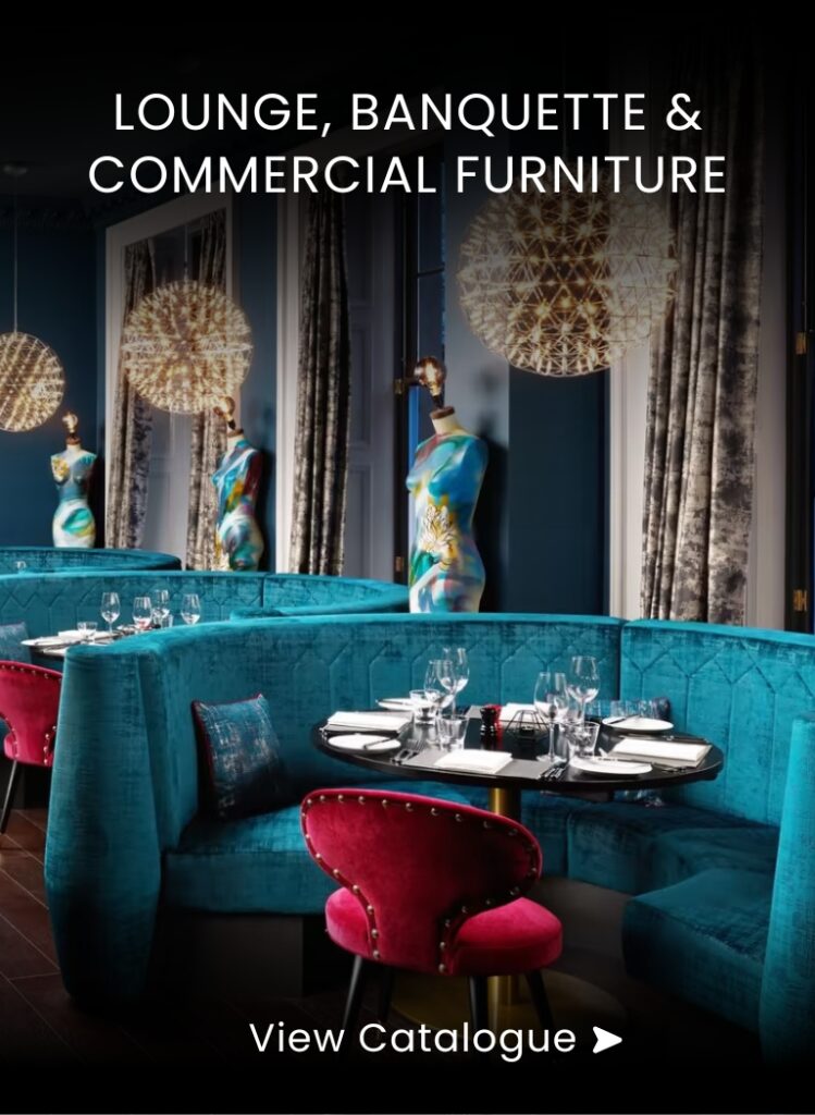 Commercial, Banquette and Lounge furniture - Hospitality space banner