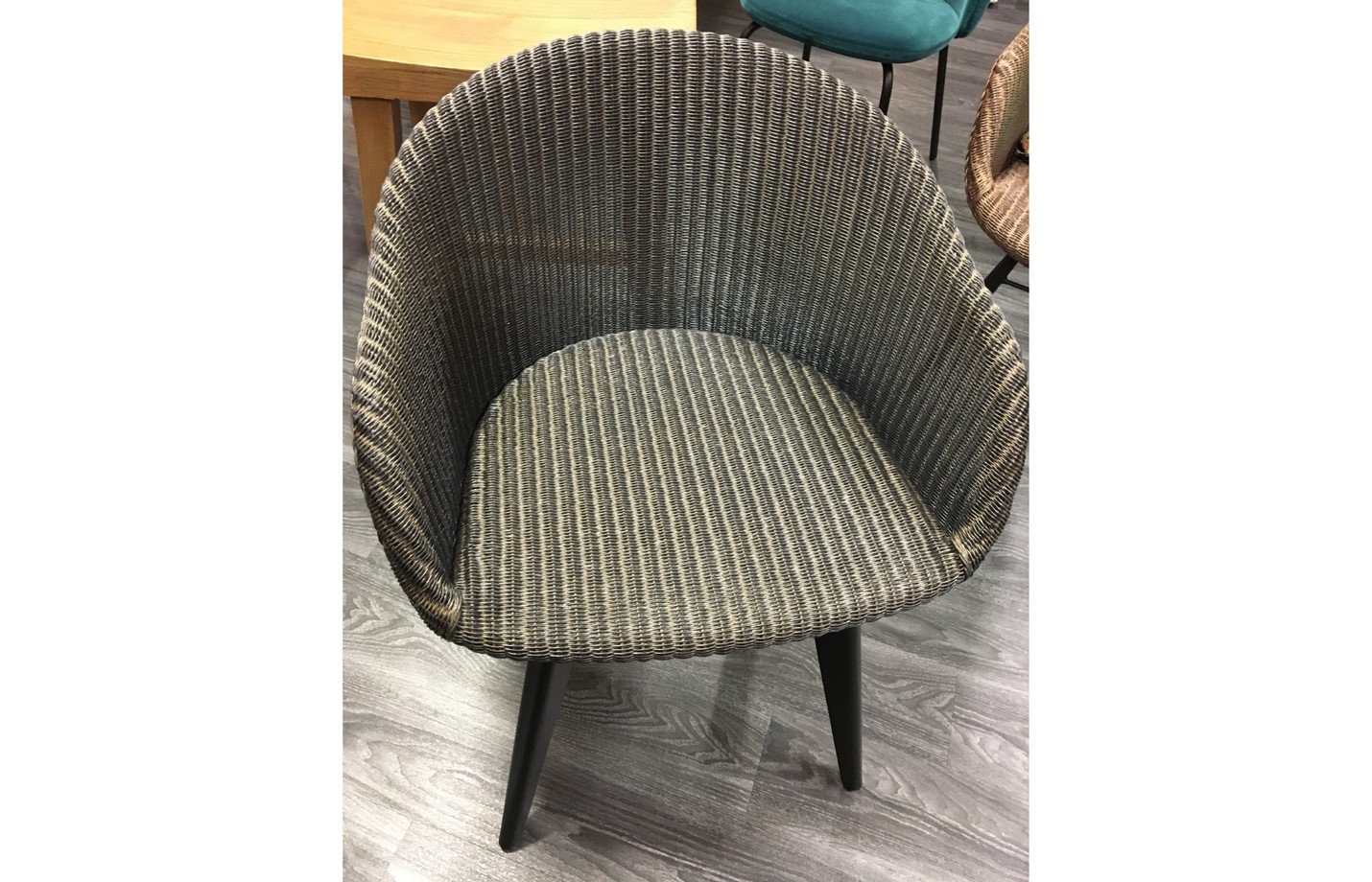 Avril Dining Armchair Wood Base Black by Vincent Sheppard, Belgium